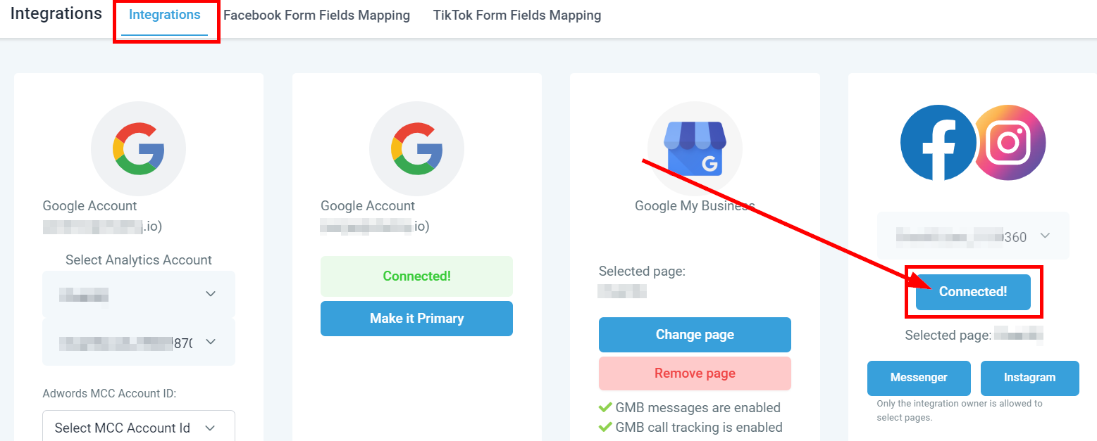 Click on the Connect button to disconnect, click again to reconnect
