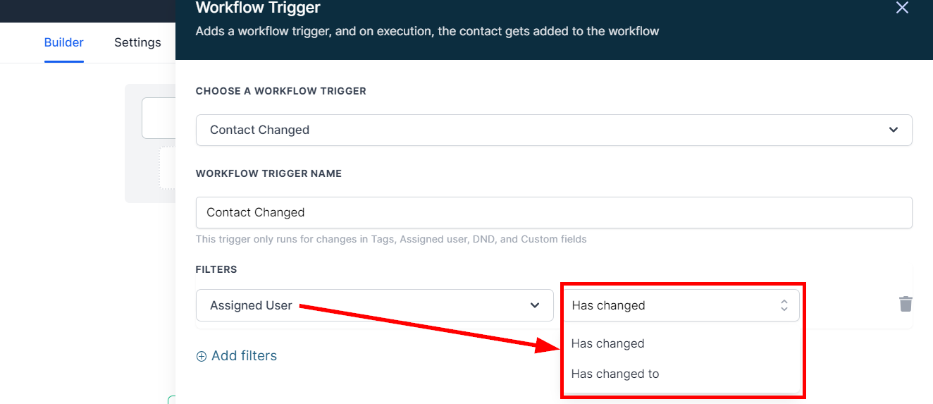 Filter by assigned user