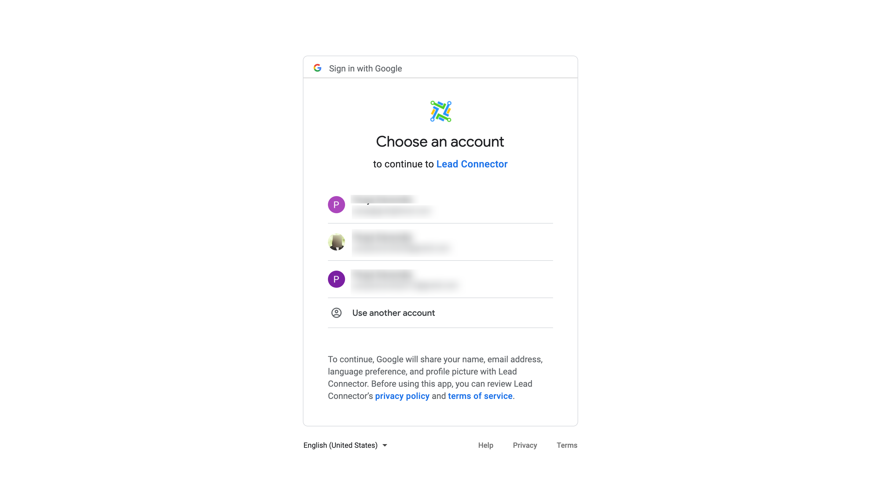 Give permission to LeadConnector