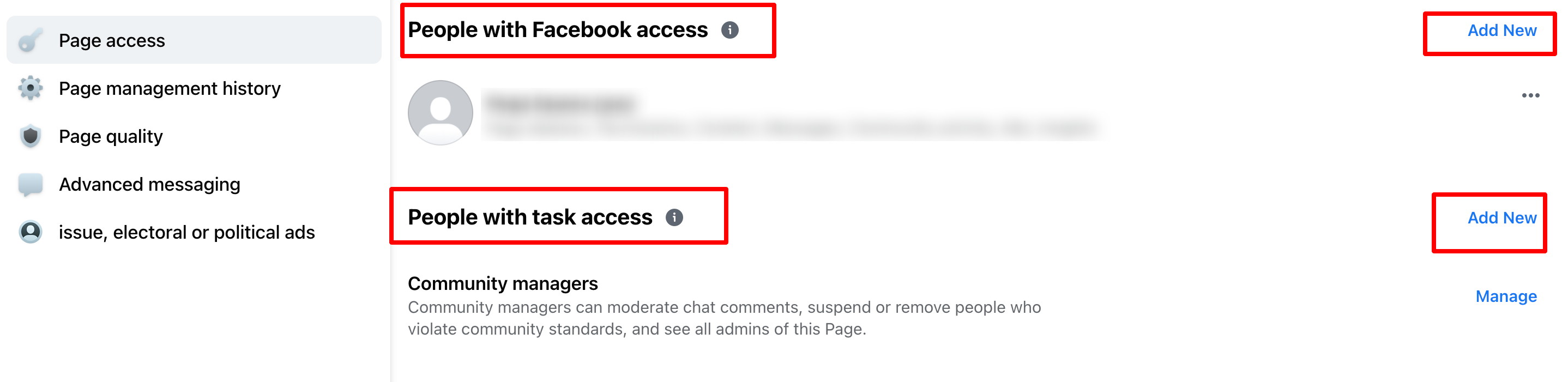 Add access