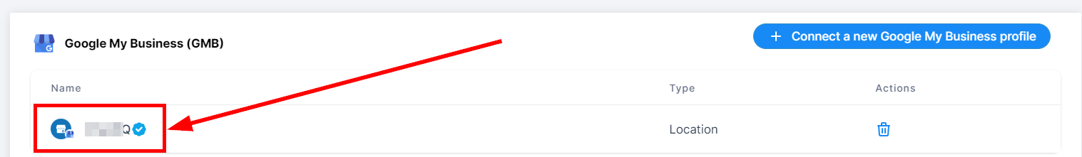 View all created GMB accounts